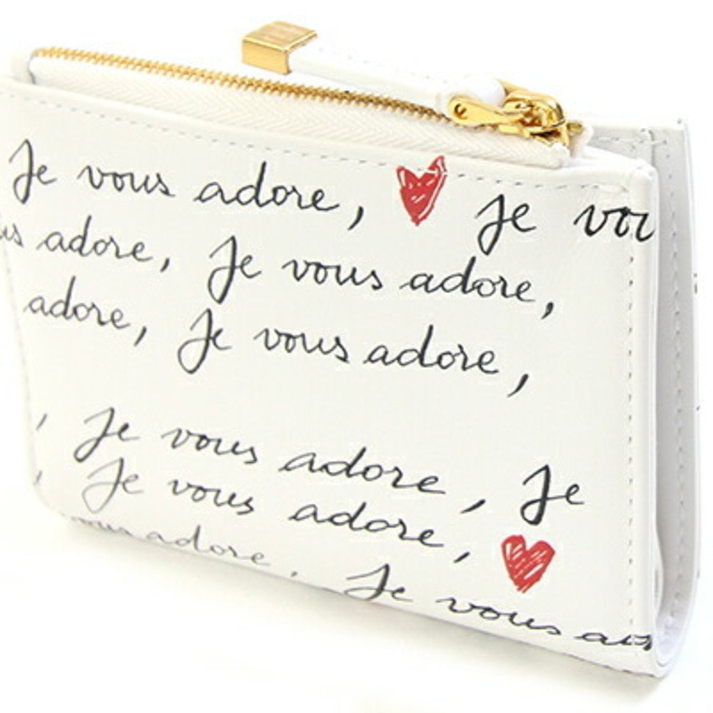 Christian Dior White Leather Wallet (Bi-Fold) ()