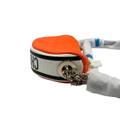 Christian Dior Orange Leather Shoulder Bag ()