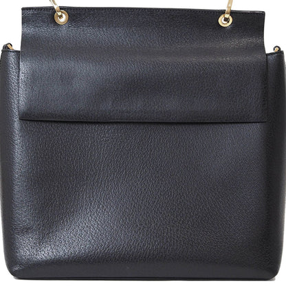 Gucci Bamboo Black Leather Handbag Shoulder Bag