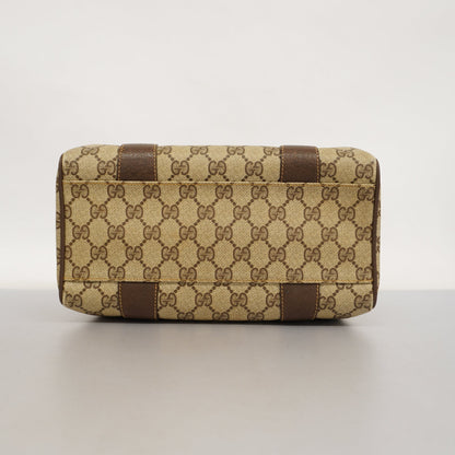 GUCCI  Handbag 000 40 0207 Women's Leather Handbag Beige,Brown