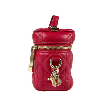 Christian Dior Red Color Leather Shoulder Bag ()