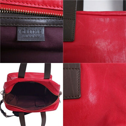 Celine bag Phoebe period 2way handbag shoulder ladies red