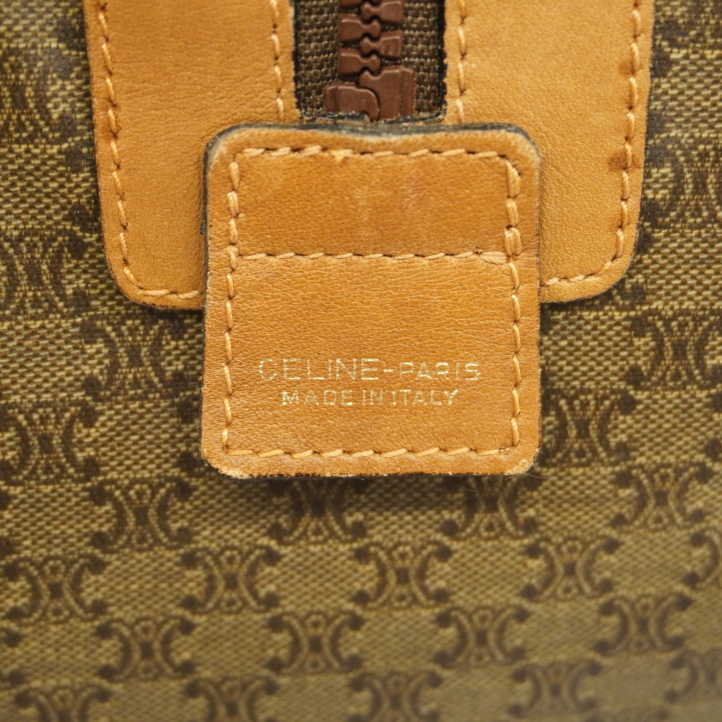 Celine  Macadam Handbag Women's PVC Handbag Brown