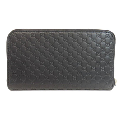 Gucci Black Leather Long Wallet (Bi-Fold)