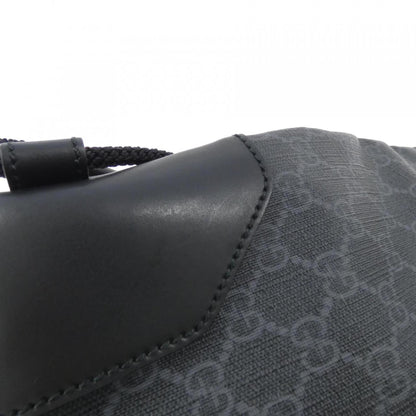 Gucci Black Gray Gg Supreme Backpack