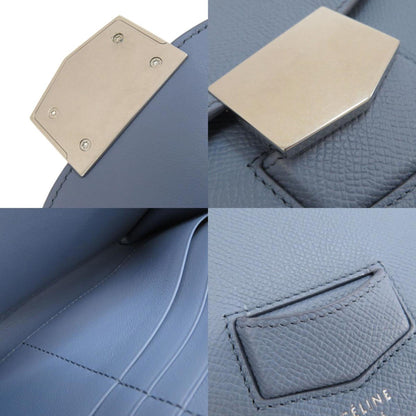 Celine Long Wallet Leather Ladies