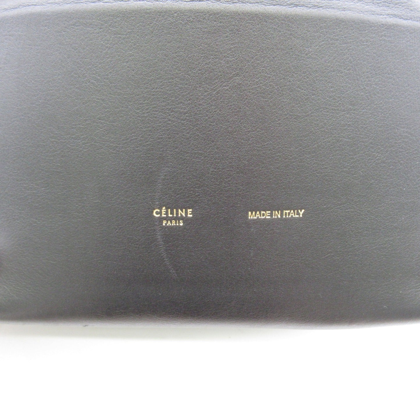 Celine bucket bag medium Black leather