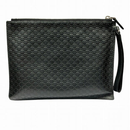 Gucci Black Leather Clutch Bag