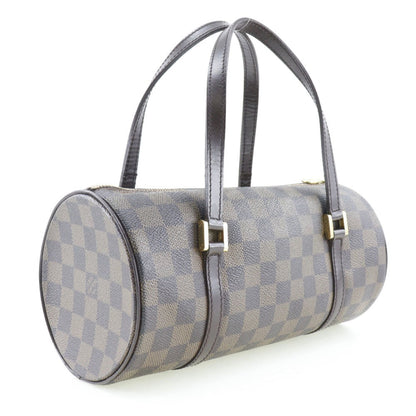 LOUIS VUITTON Papillon PM Handbag Damier Canvas Brown DU0094 Ladies