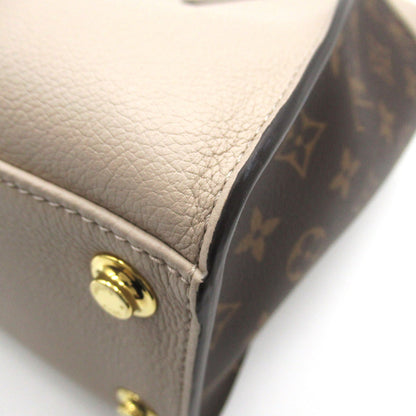 LOUIS VUITTON On My Side MM Brown Beige PVC coated canvas leather M58485