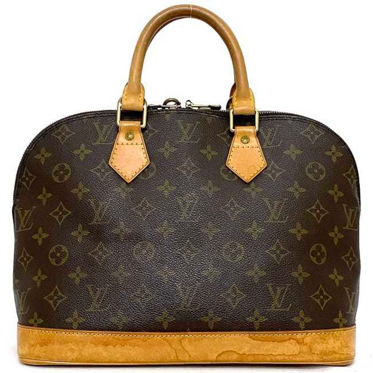 LOUIS VUITTON Handbag Alma PM Brown Beige Monogram M51130 Canvas Nume BA0927  Ladies