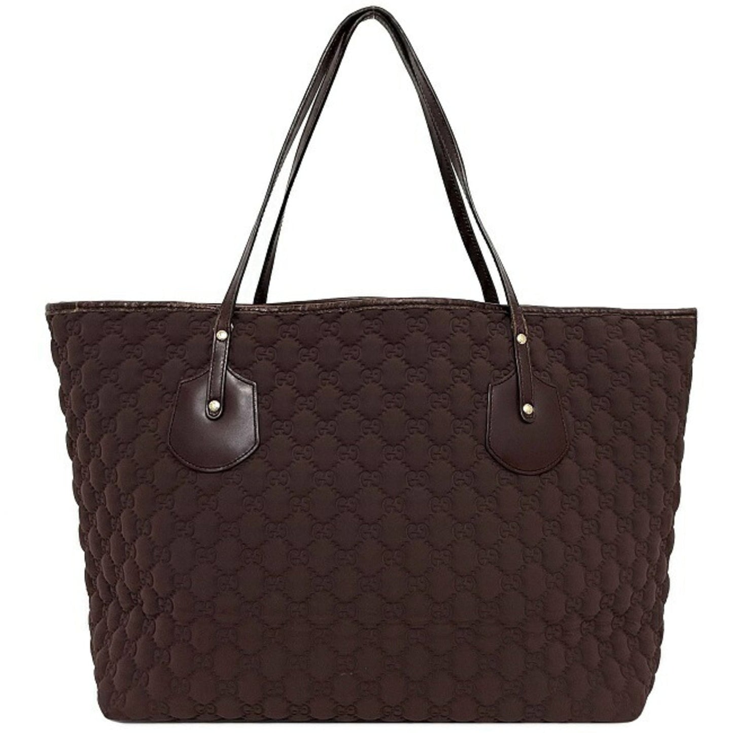Gucci Tote Bag Jolly Large Wine Red GG Neopren 211975 502752 Nylon Canvas GUCCI Ladies Handbag