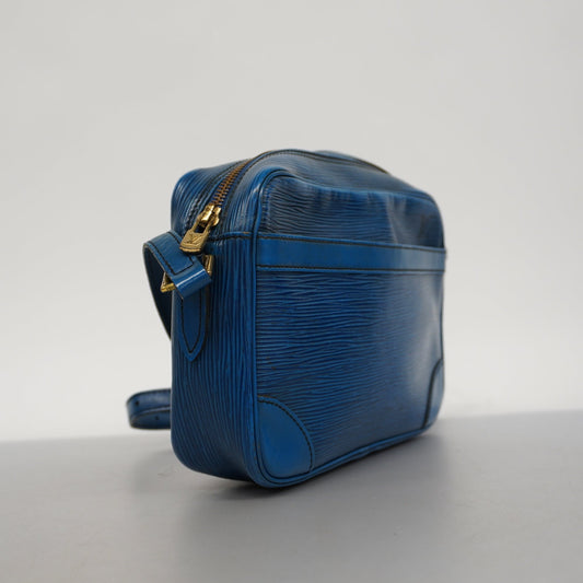 Louis VuittonAuth  Epi Trocadero M52315 Women's Shoulder Bag Toledo Blue
