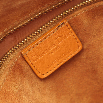 Christian Dior Orange Leather Handbag Shoulder Bag ()
