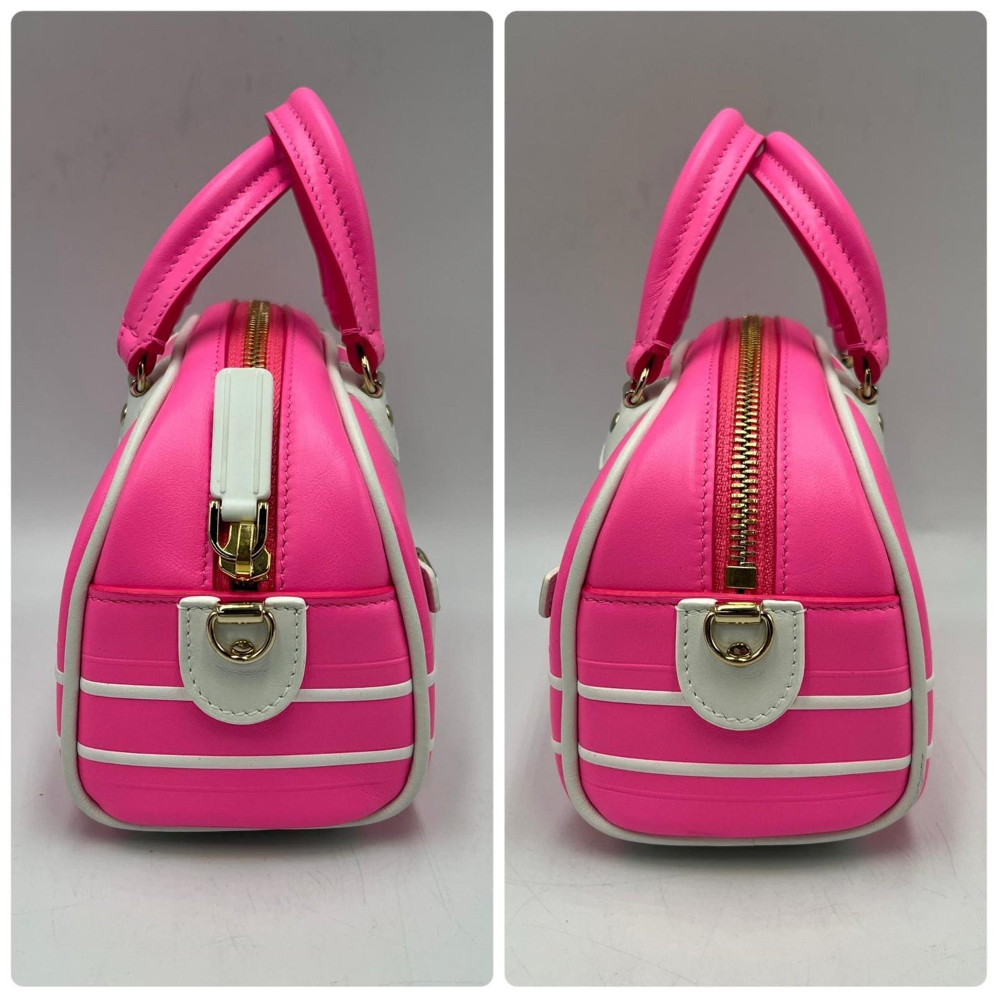 Christian Dior Pink Leather Handbag ()