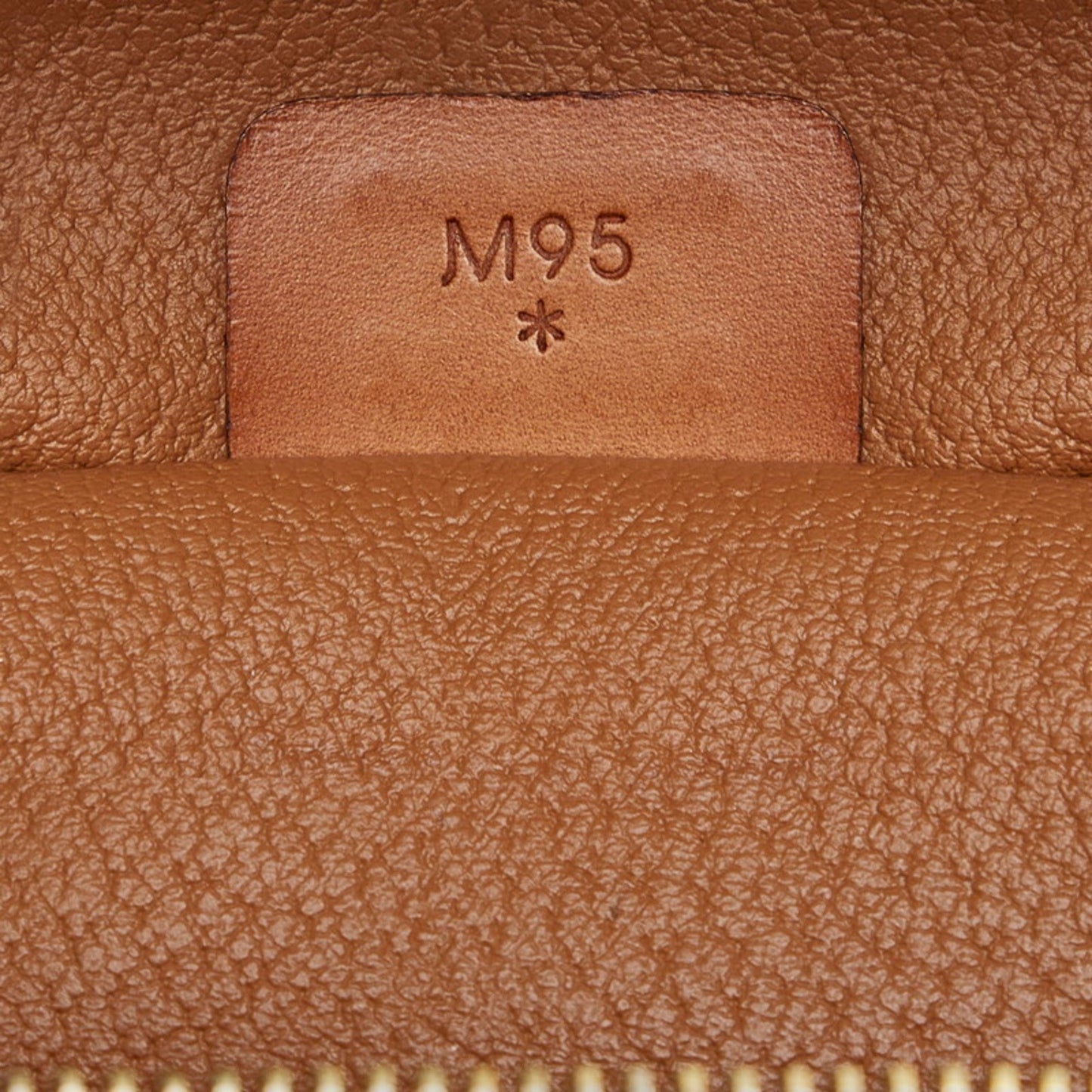 Celine Macadam Handbag Vanity Bag M95 Brown PVC Leather Ladies
