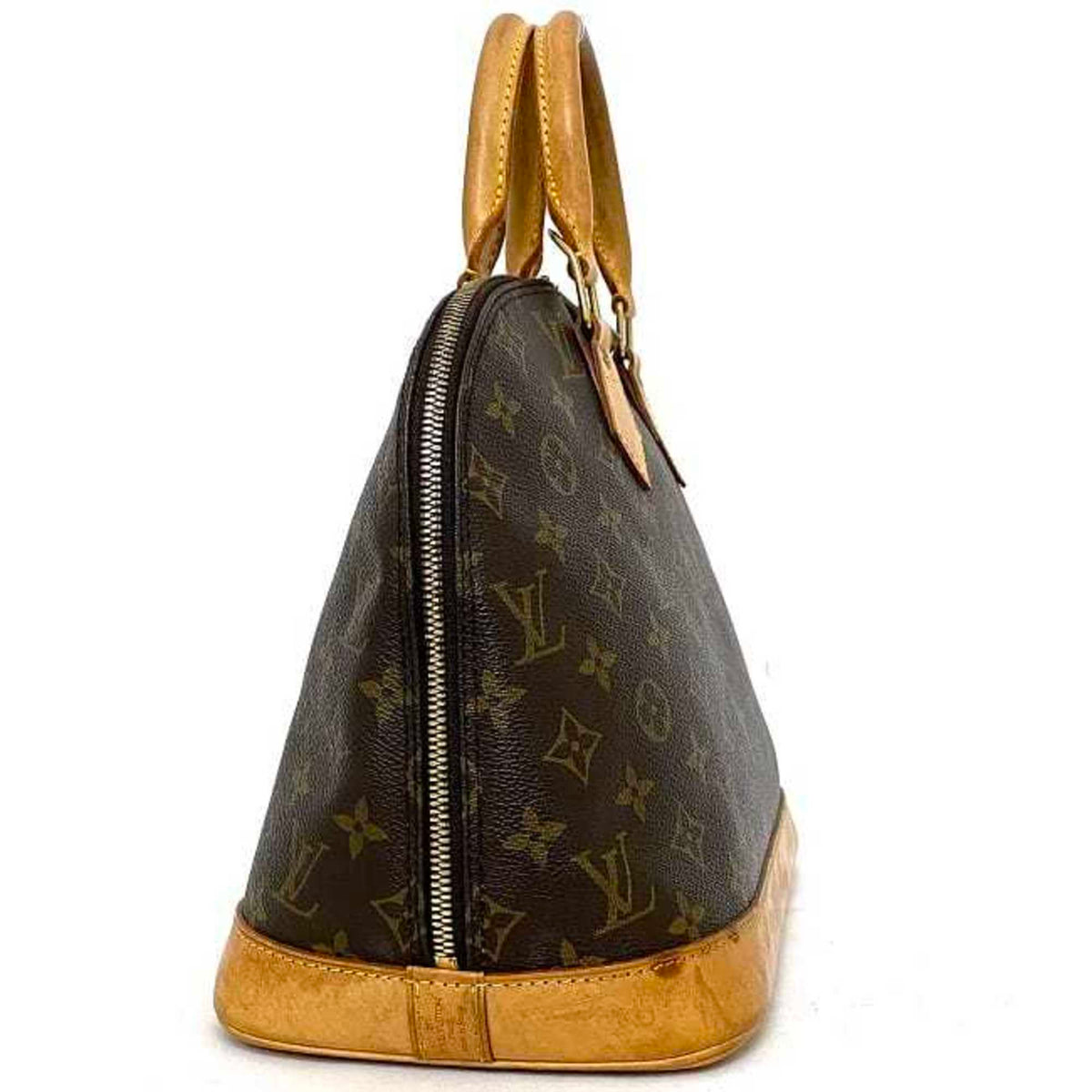 LOUIS VUITTON Handbag Alma PM Brown Beige Monogram M51130 Canvas Nume BA0927  Ladies