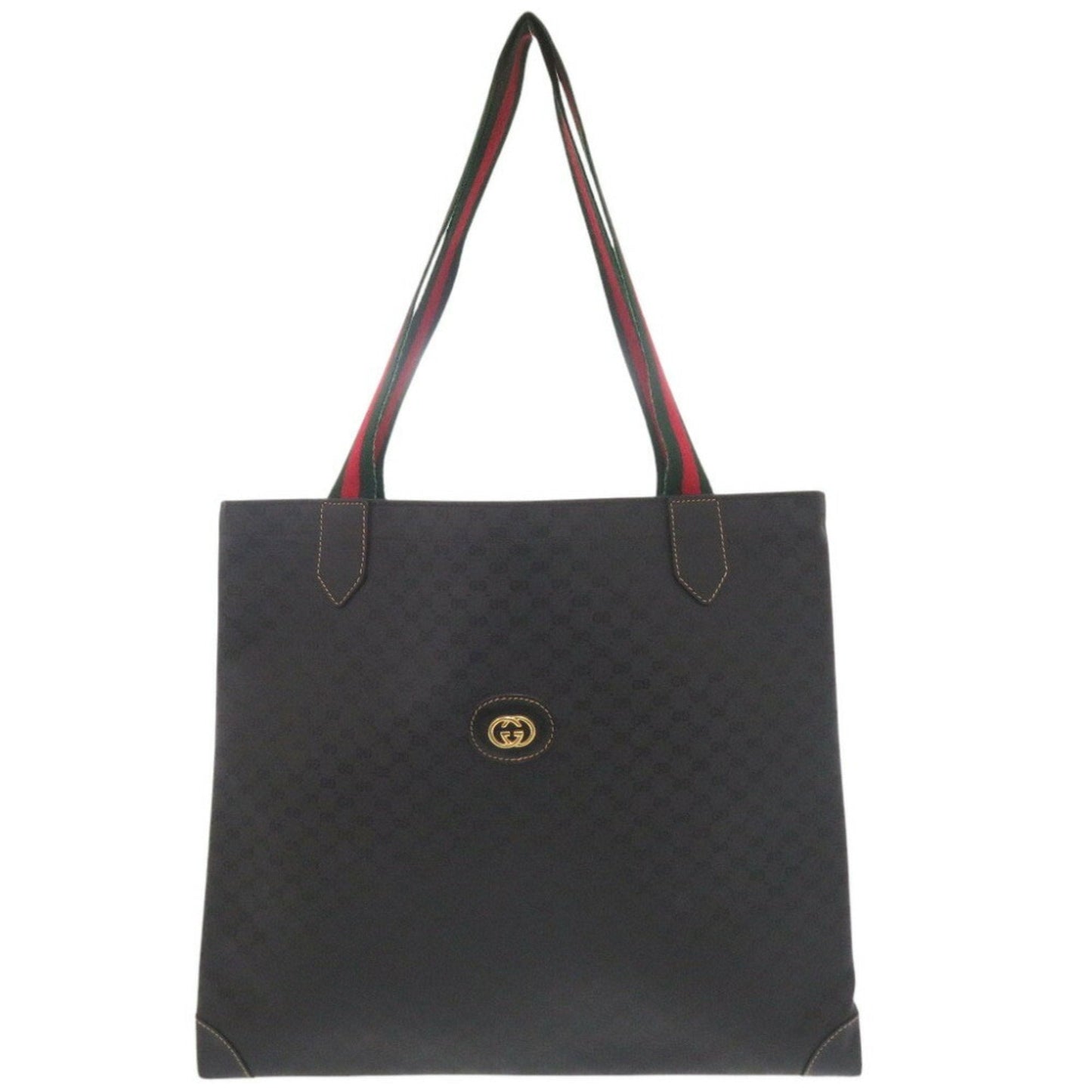 Gucci Black Pvc Tote Bag