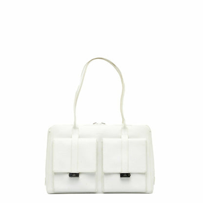 GUCCI handbag shoulder bag 002 1045 white leather ladies