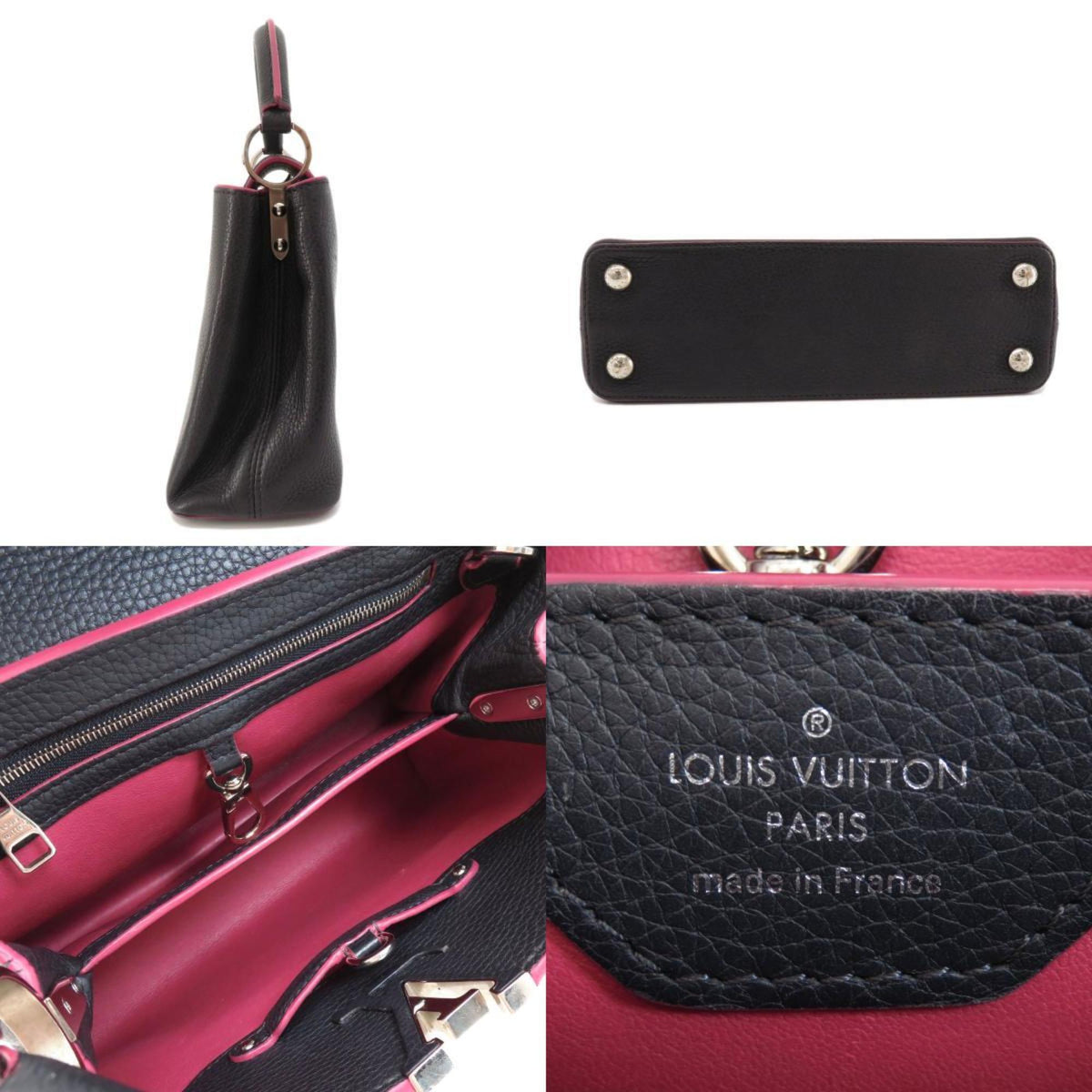 LOUIS VUITTON M94517 Capucines BB Handbag Taurillon Leather Ladies
