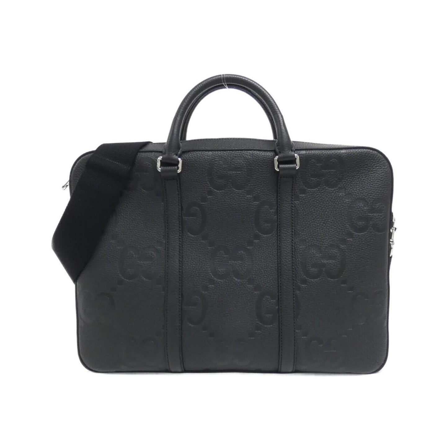 Gucci Black Gg Canvas Handbag ()