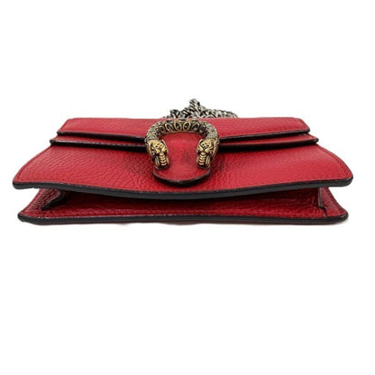 Gucci Red Color Leather Shoulder Bag