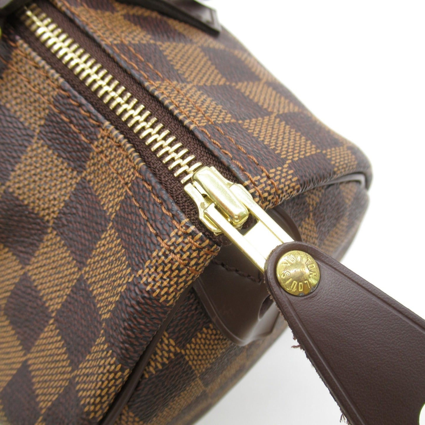 LOUIS VUITTON Speedy 30 handbag White Damier canvas N41531