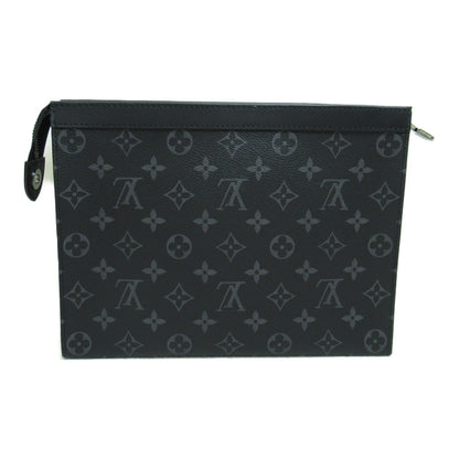 LOUIS VUITTON Pochette Voyage MM Black Monogram eclipse PVC coated canvas M61692