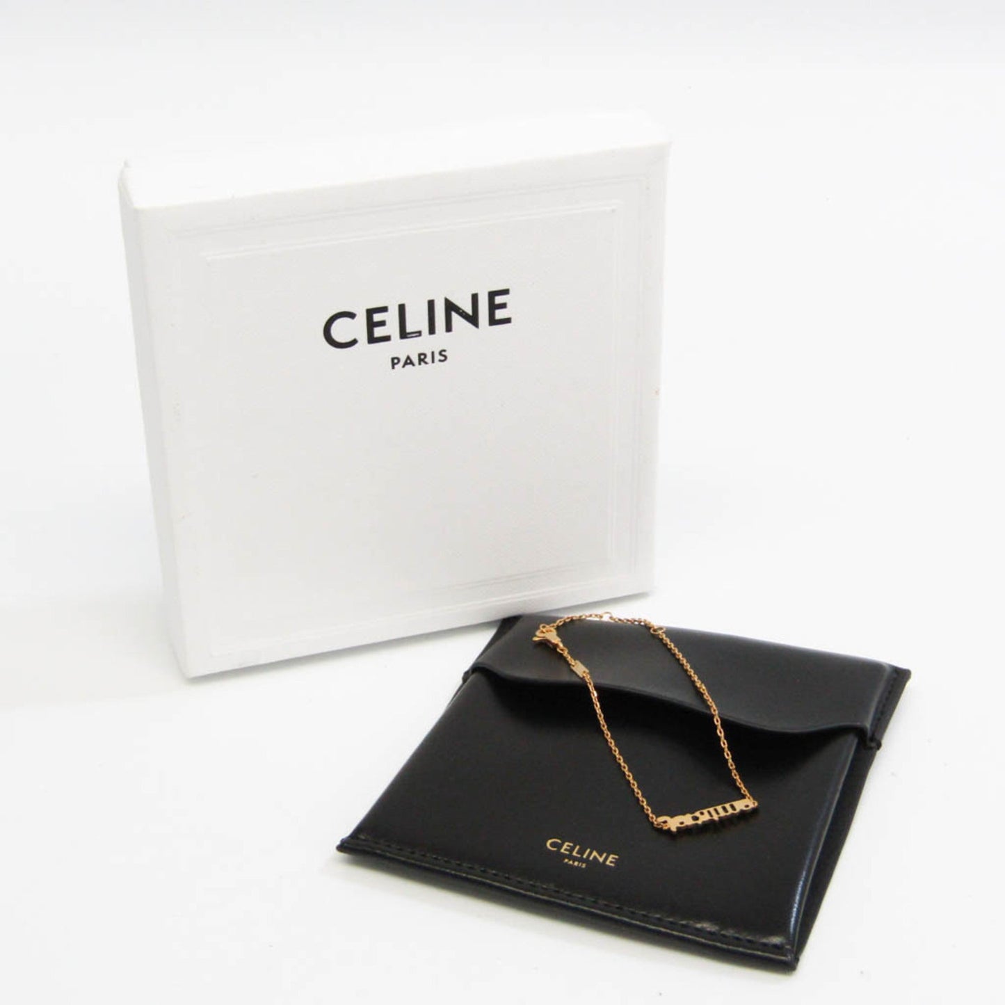 Celine 46U766BRA Metal Charm Bracelet Gold