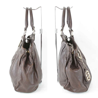 Gucci Sukey Brown Leather Handbag