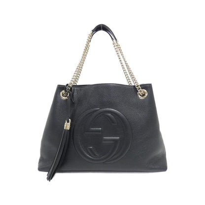 Gucci Black Leather Shoulder Bag ()