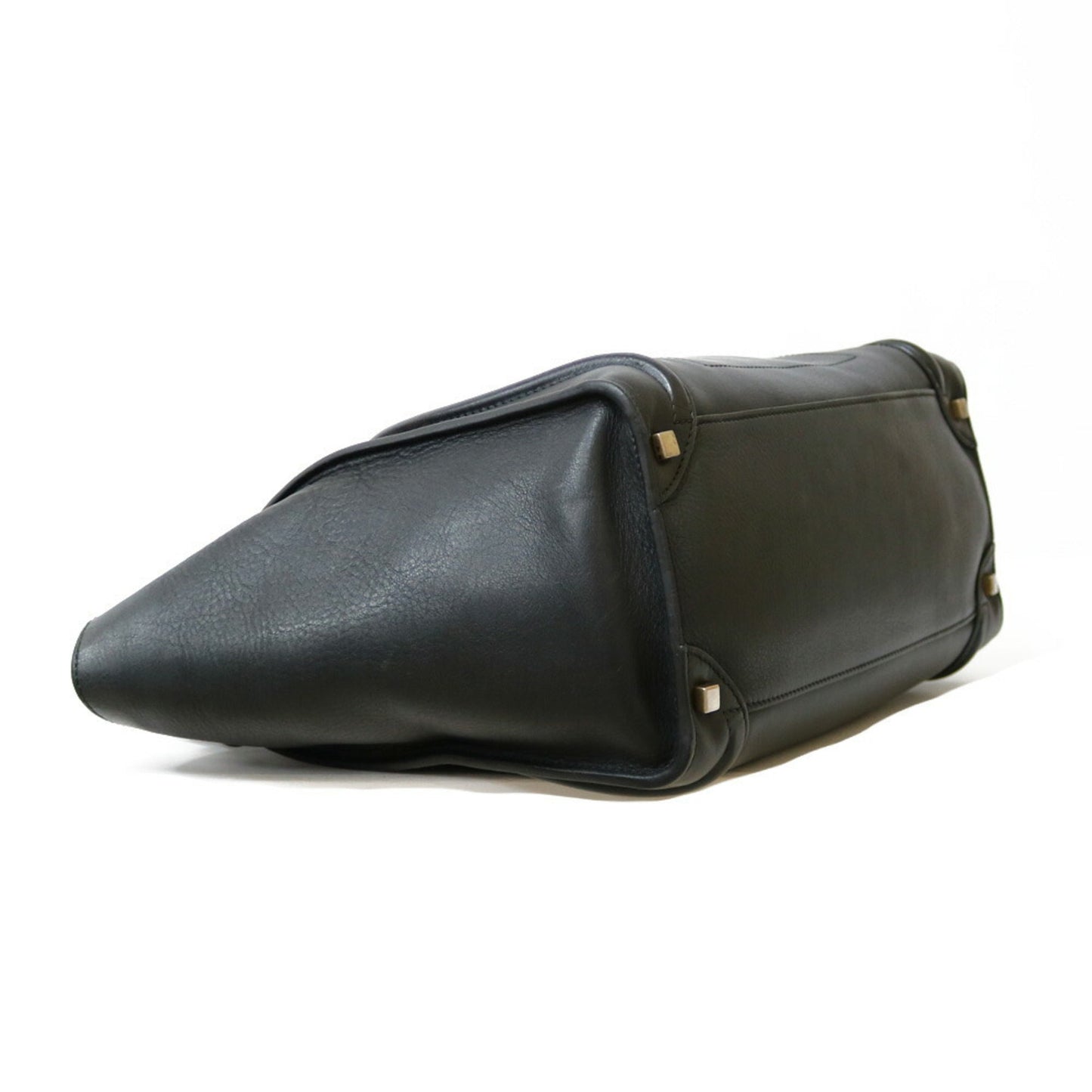 Celine Shoulder Bag Luggage Phantom Black Women's Leather