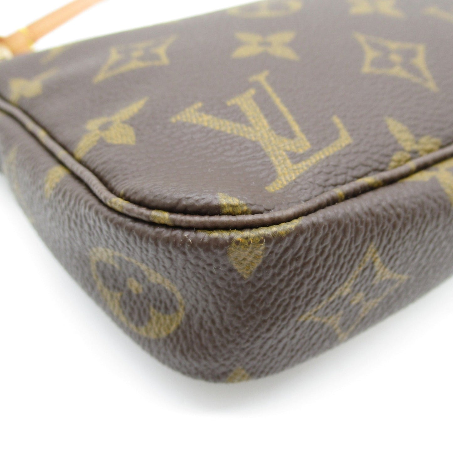 Louis Vuitton Pochette Accessoires Accessory Pouch Brown Monogram PVC coated canvas M51980