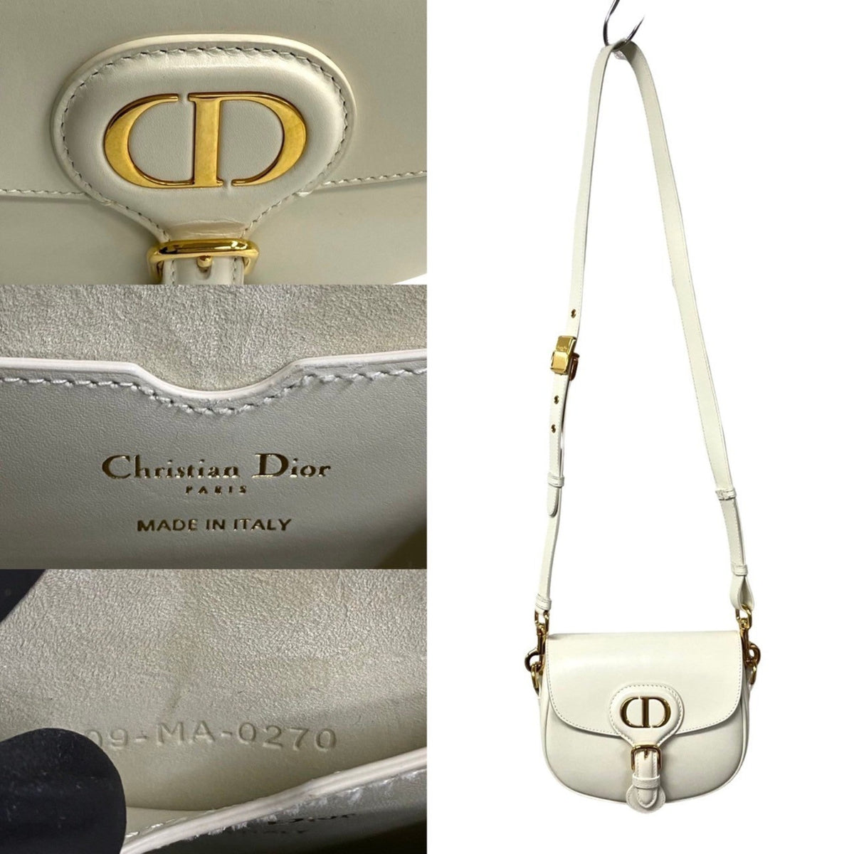 Christian Dior White Shoulder Bag ()