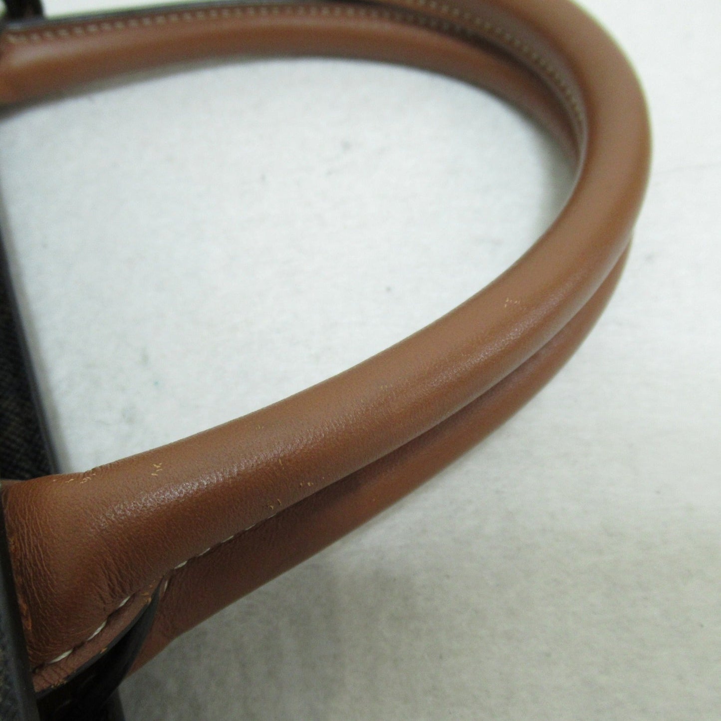 Celine vertical hippo handbag Brown Dark brown PVC coated canvas