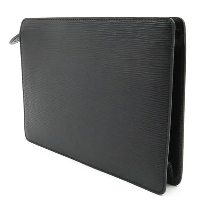 LOUIS VUITTON Epi Pochette Homme Second Bag Clutch Noir Black M52522