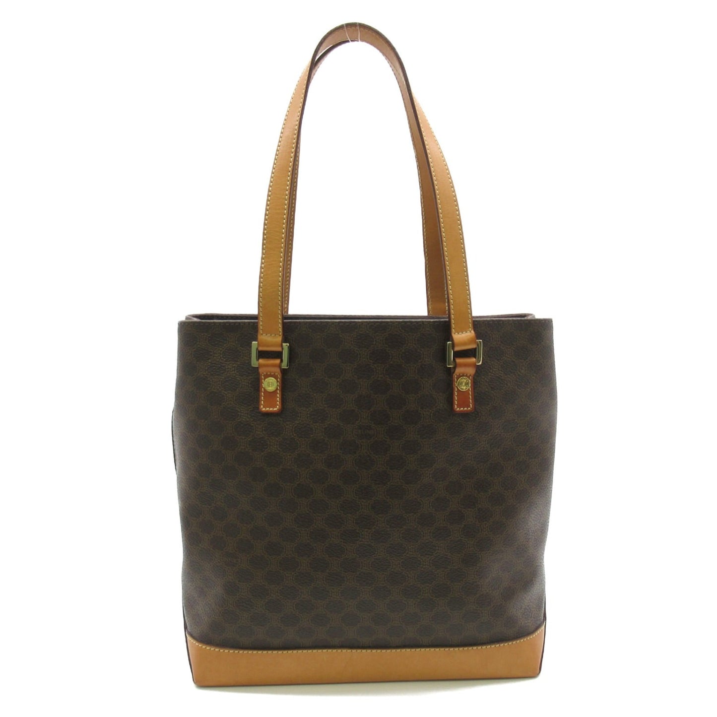 Celine Tote Bag Brown PVC coated canvas