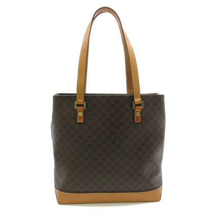 Celine Tote Bag Brown PVC coated canvas