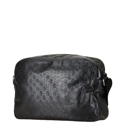 Gucci Black Pvc Leather Shoulder Bag