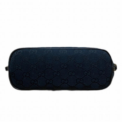 GUCCI GG canvas pattern hand pouch 07198 2123 black bag handbag ladies