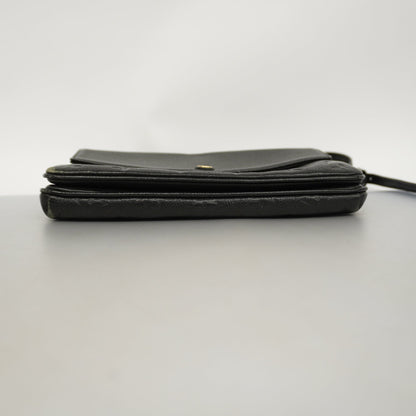 Louis VuittonAuth  Monogram Empreinte Twice M50258 Women's Shoulder Bag Noir