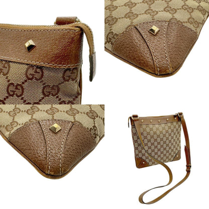 Gucci Brown Gg Canvas Shoulder Bag