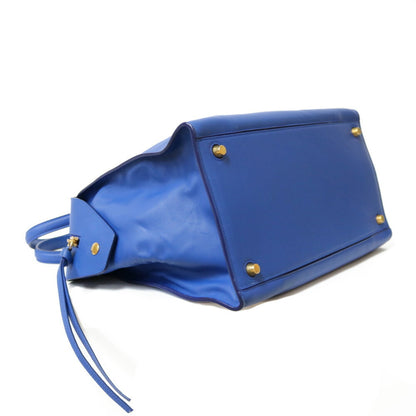 Celine Shoulder Bag Blue Ladies Leather