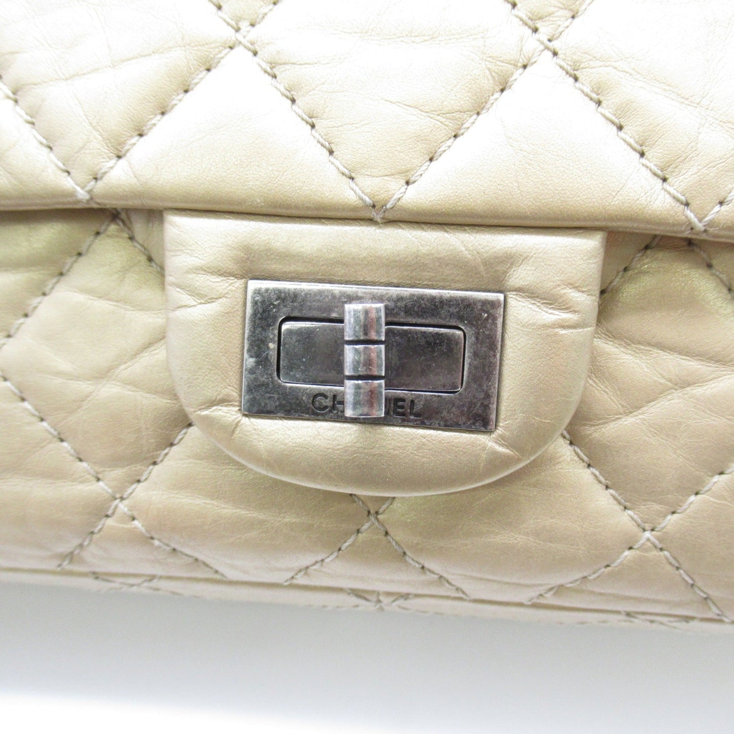 CHANEL 2.55ChainShoulder Bag Gold Calfskin [cowhide]