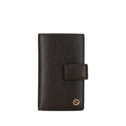 Gucci Brown Leather Wallet (Bi-Fold) ()