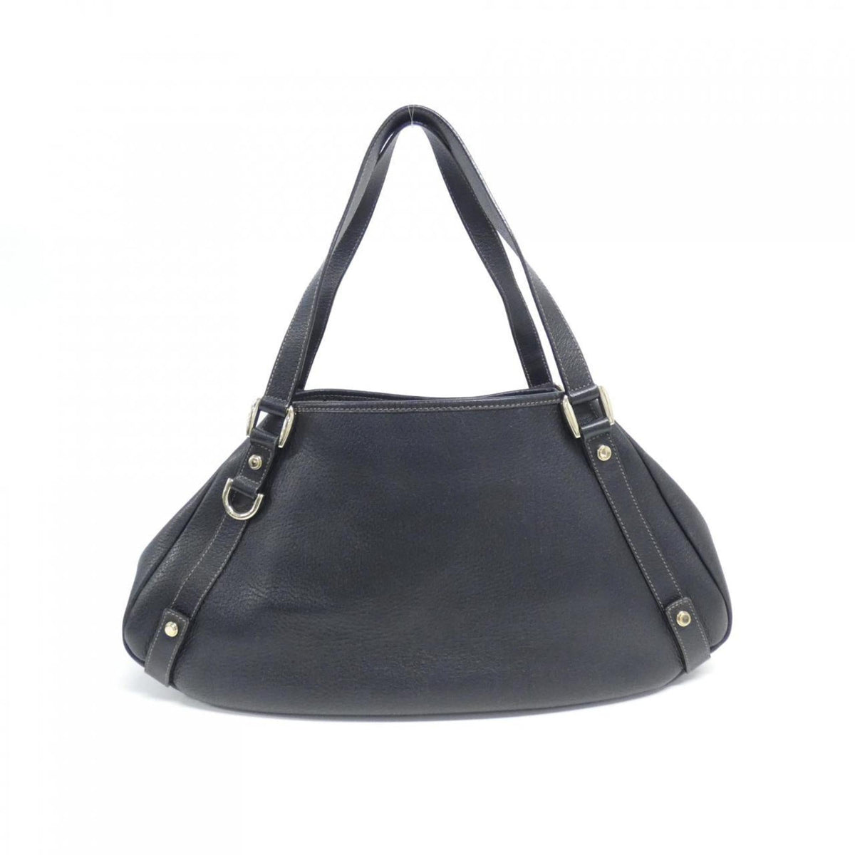 Gucci Navy Leather Shoulder Bag