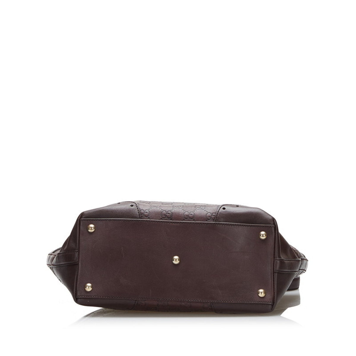 Gucci Shima Handbag Tote Bag 145993 Brown Leather Ladies Gucci
