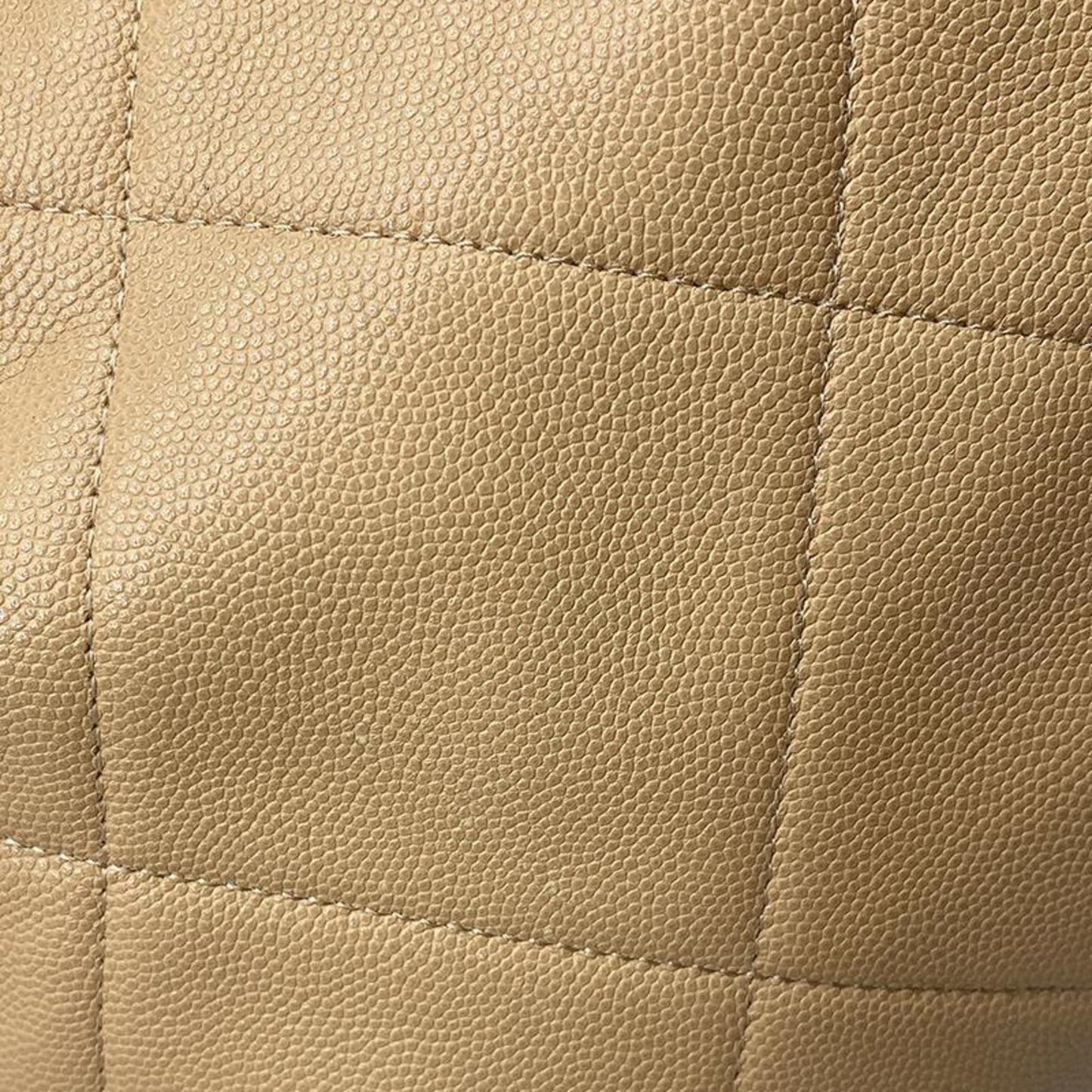 Chanel 2WAY Chain Shoulder Bag Handbag Caviar Beige Pouch AS1469 Good Condition Ladies