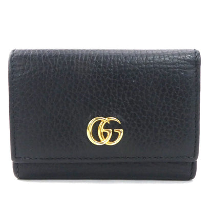 Gucci Black Leather Wallet (Tri-Fold) ()