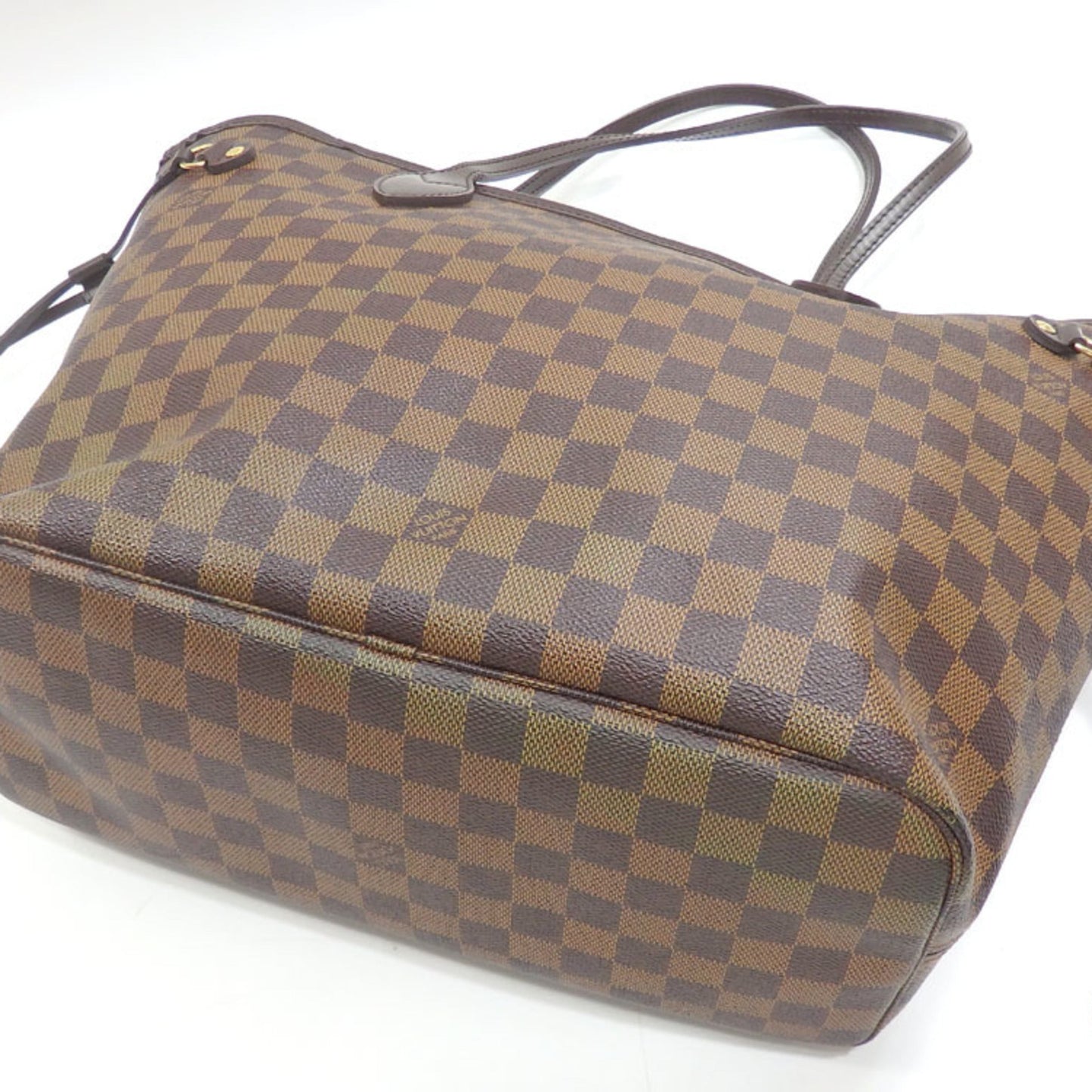 LOUIS VUITTON Tote Bag Damier Neverfull MM Women's N51105 Ebene Shoulder